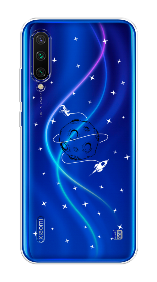 

Чехол на Xiaomi Mi CC9 "Полет вокруг луны", Белый;серый;черный, 36150-2