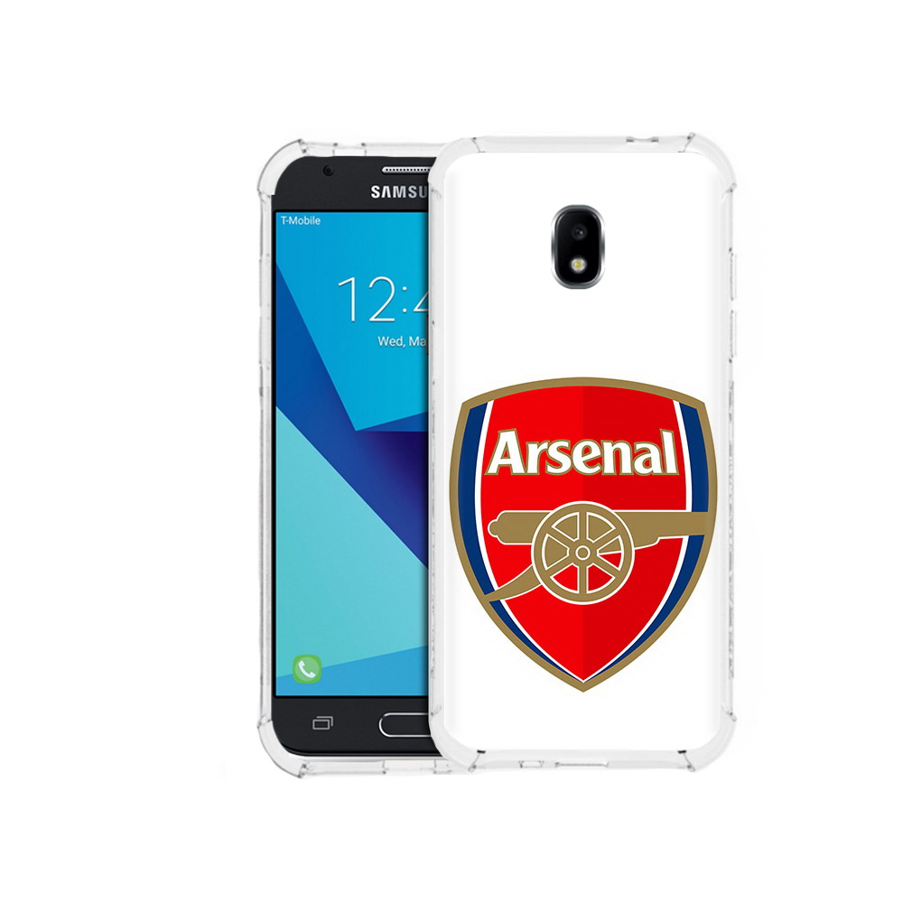 

Чехол MyPads Tocco для Samsung Galaxy J7 Pro ФК Арсенал логотип (PT128255.589.174), Прозрачный, Tocco