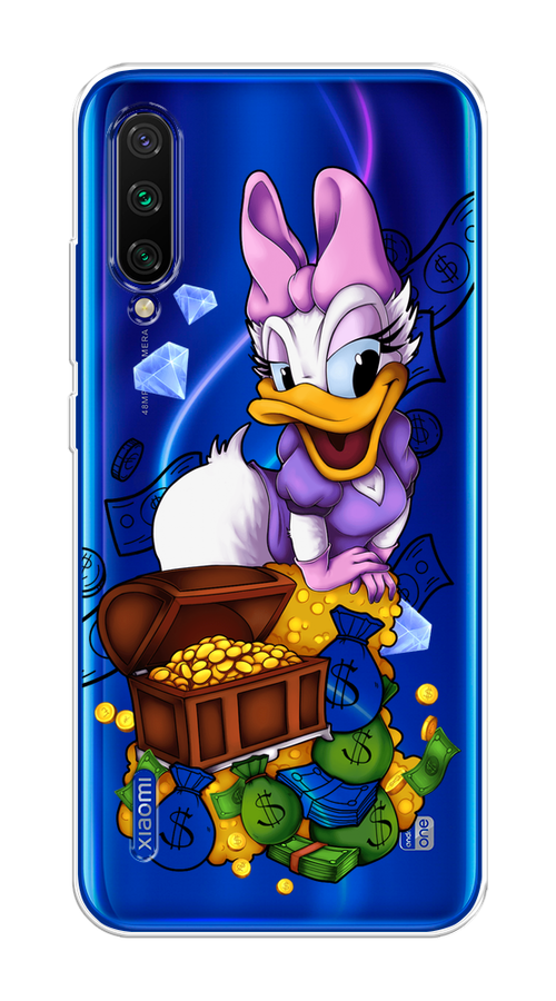 

Чехол на Xiaomi Mi CC9 "Rich Daisy Duck", Коричневый;белый;фиолетовый, 36150-6