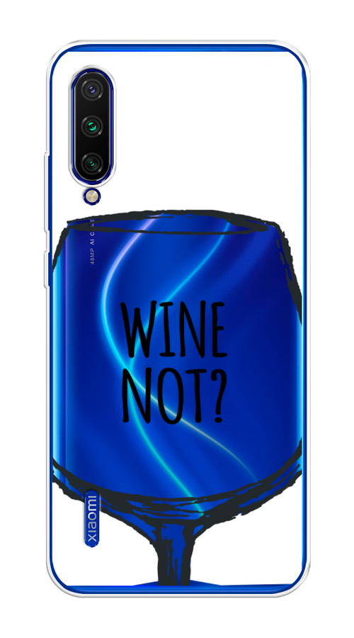 

Чехол на Xiaomi Mi CC9 "Wine not white", Белый, 36150-6