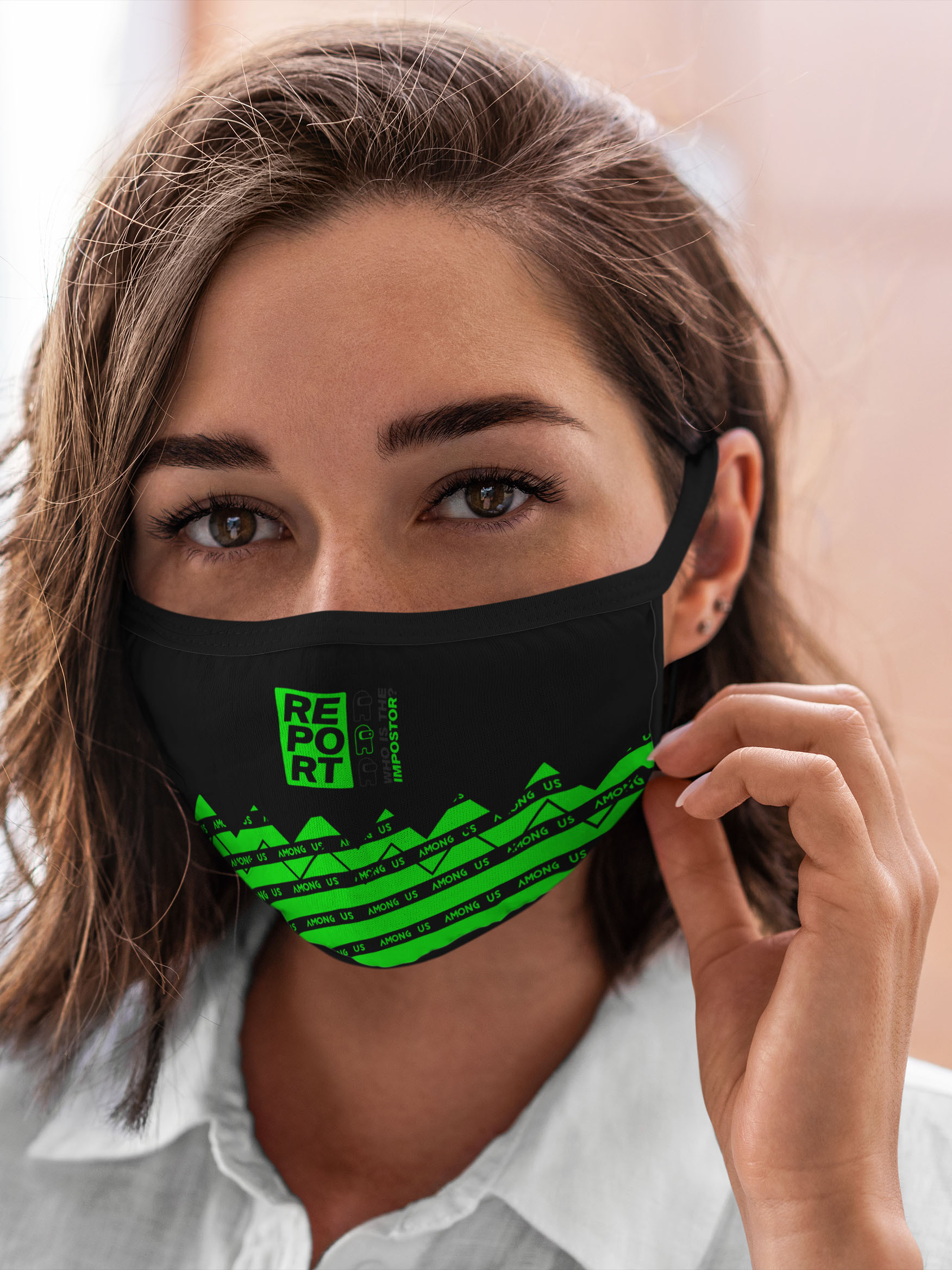 

Многоразовая маска унисекс Burnettie Among Us, Разноцветный, Among Us