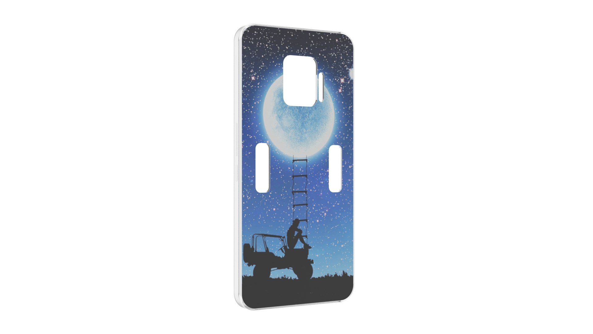 

Чехол MyPads Машина-на-лун для ZTE Nubia Red Magic 7 Pro, Прозрачный, Tocco