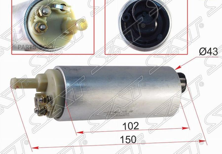 

Топливный Насос Audi 80/90/100/A6/S6 96- Sat арт. ST-8A0 906 091 G