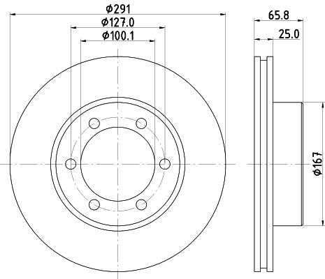

Тормозной диск NISSHINBO ND1068K