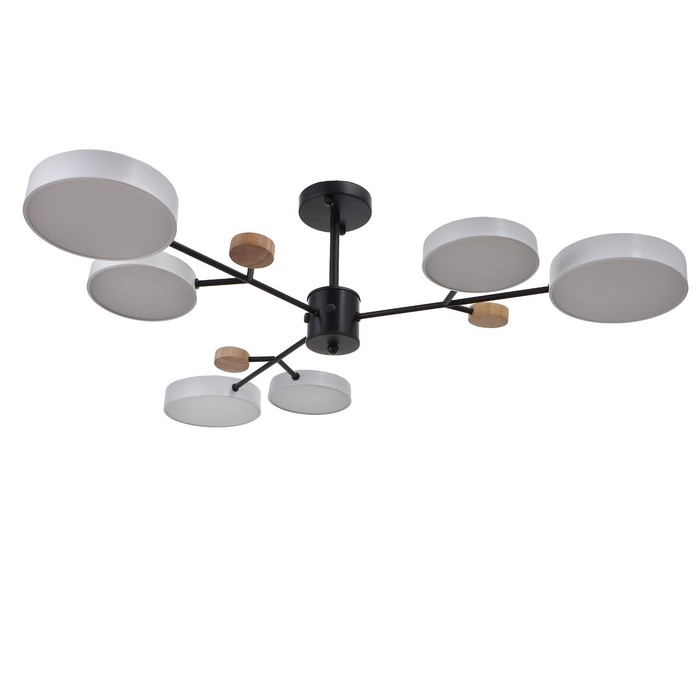 

Люстра 1075/6WT LED 72Вт белый 98х98х60 см, Слим