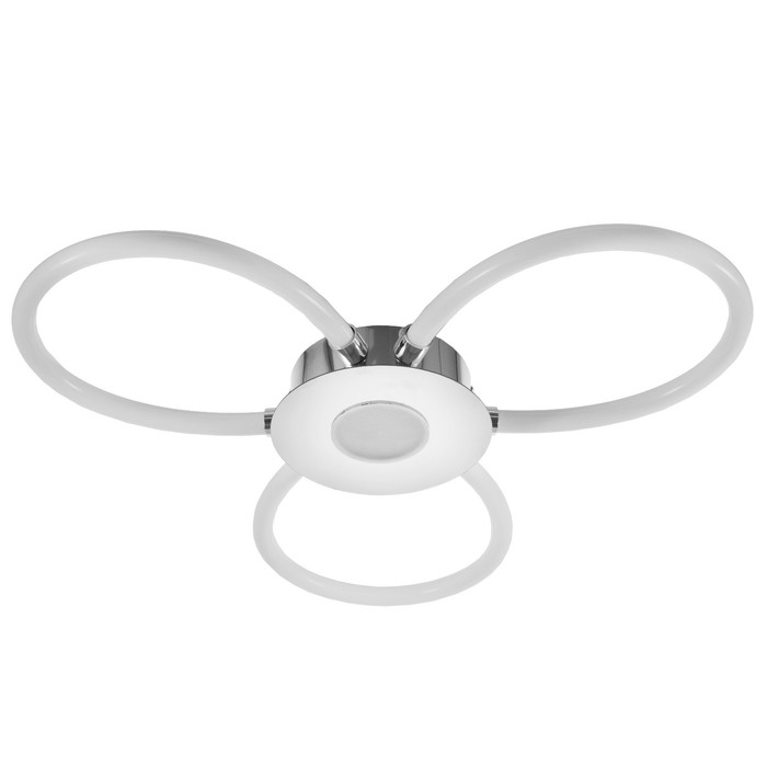 

Люстра 1802/3 LED 60Вт 4000К хром 55х55х10 см