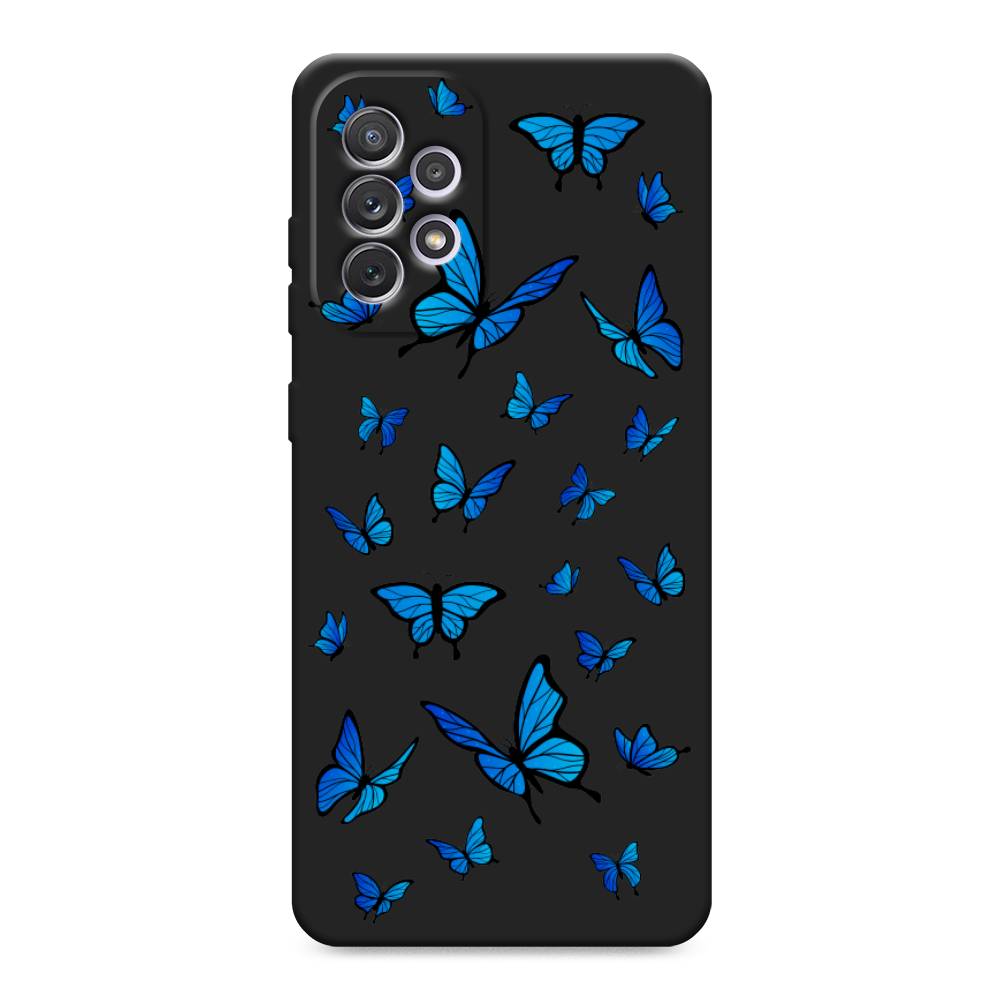 

Чехол Awog на Samsung Galaxy A73 / Самсунг Галакси А73 "Синие бабочки", Синий;белый, 2104652-1