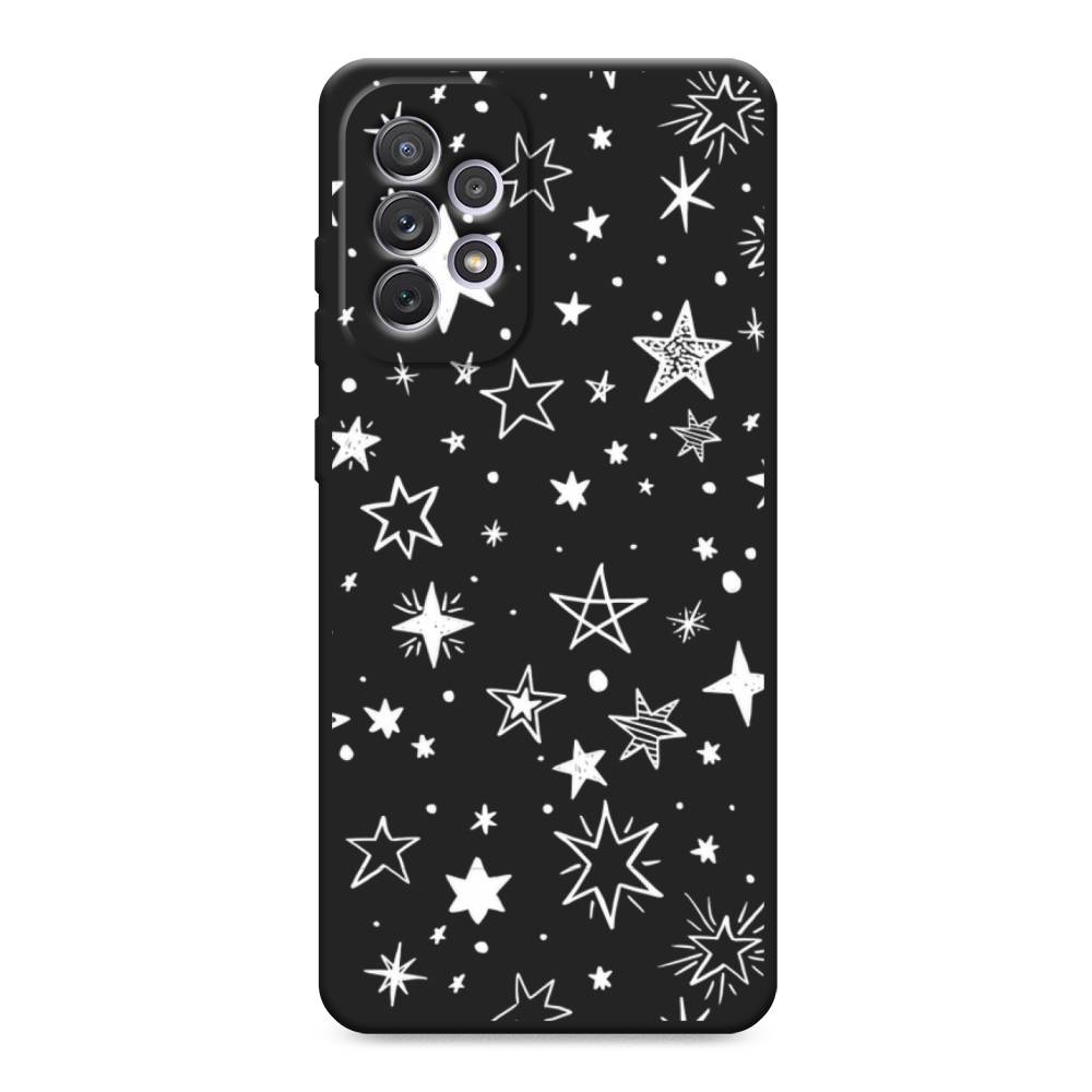 

Чехол Awog на Samsung Galaxy A73 / Самсунг Галакси А73 "Звездочки графика белая", Прозрачный;белый, 2104652-1