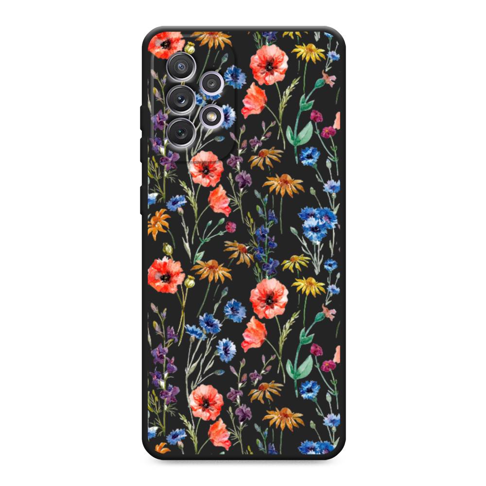 

Чехол Awog на Samsung Galaxy A73 / Самсунг Галакси А73 "Маки и васильки фон", 2104652-1