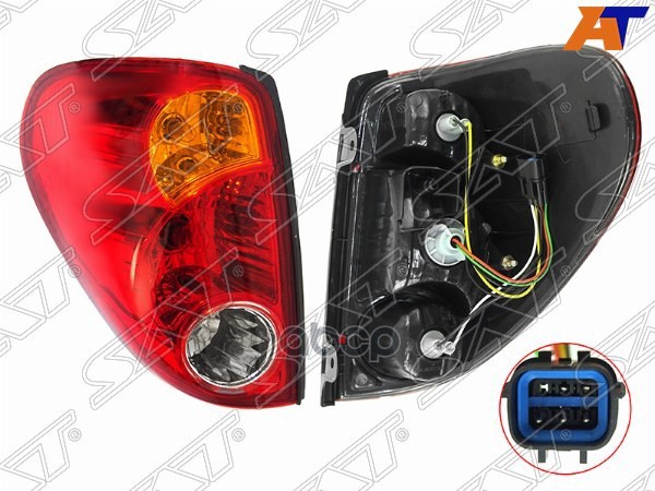 

Фонарь Задний Mitsubishi L200 05-15 Lh (левый) Sat арт. ST-214-1993L