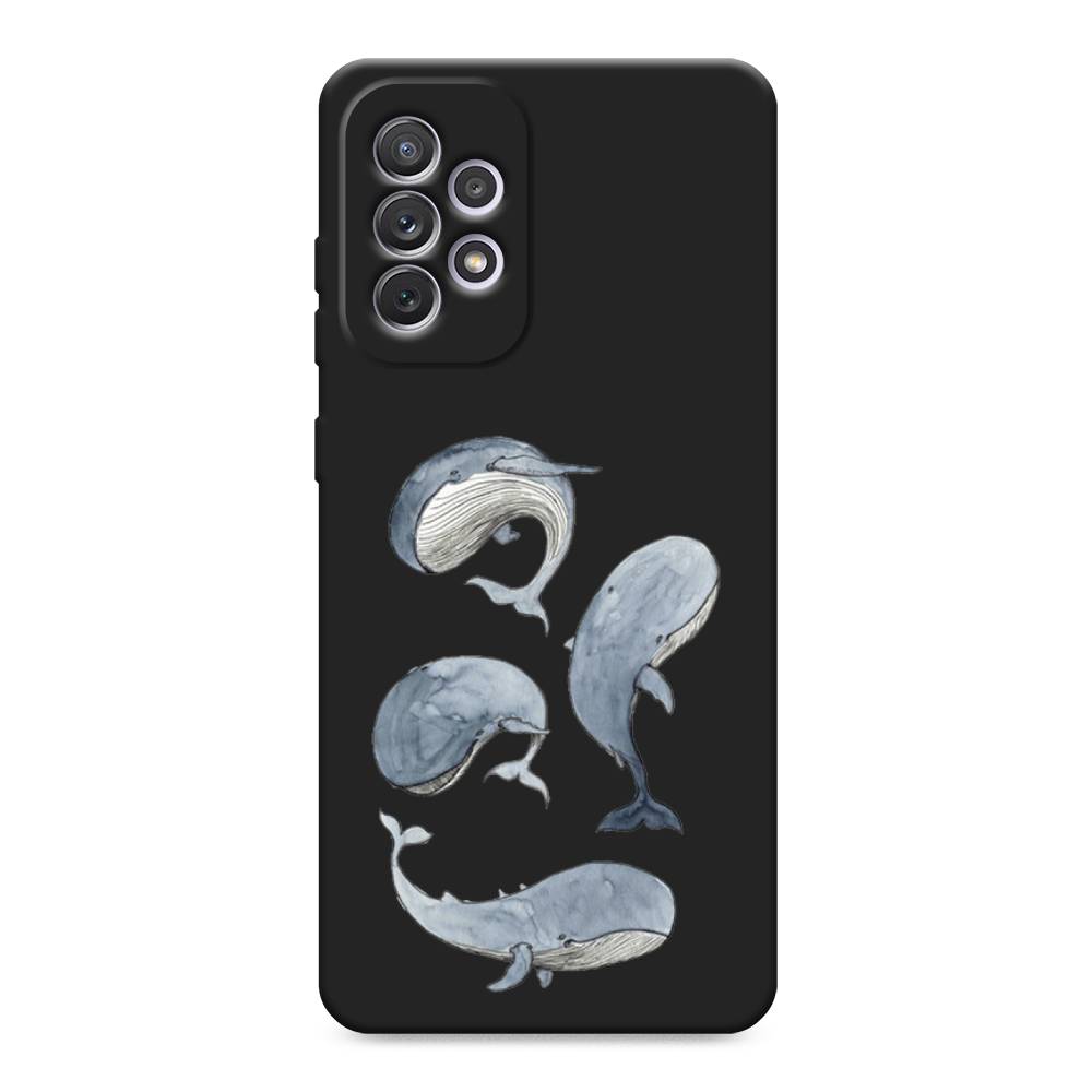 

Чехол Awog на Samsung Galaxy A73 / Самсунг Галакси А73 "Киты", Белый;прозрачный;голубой, 2104652-1