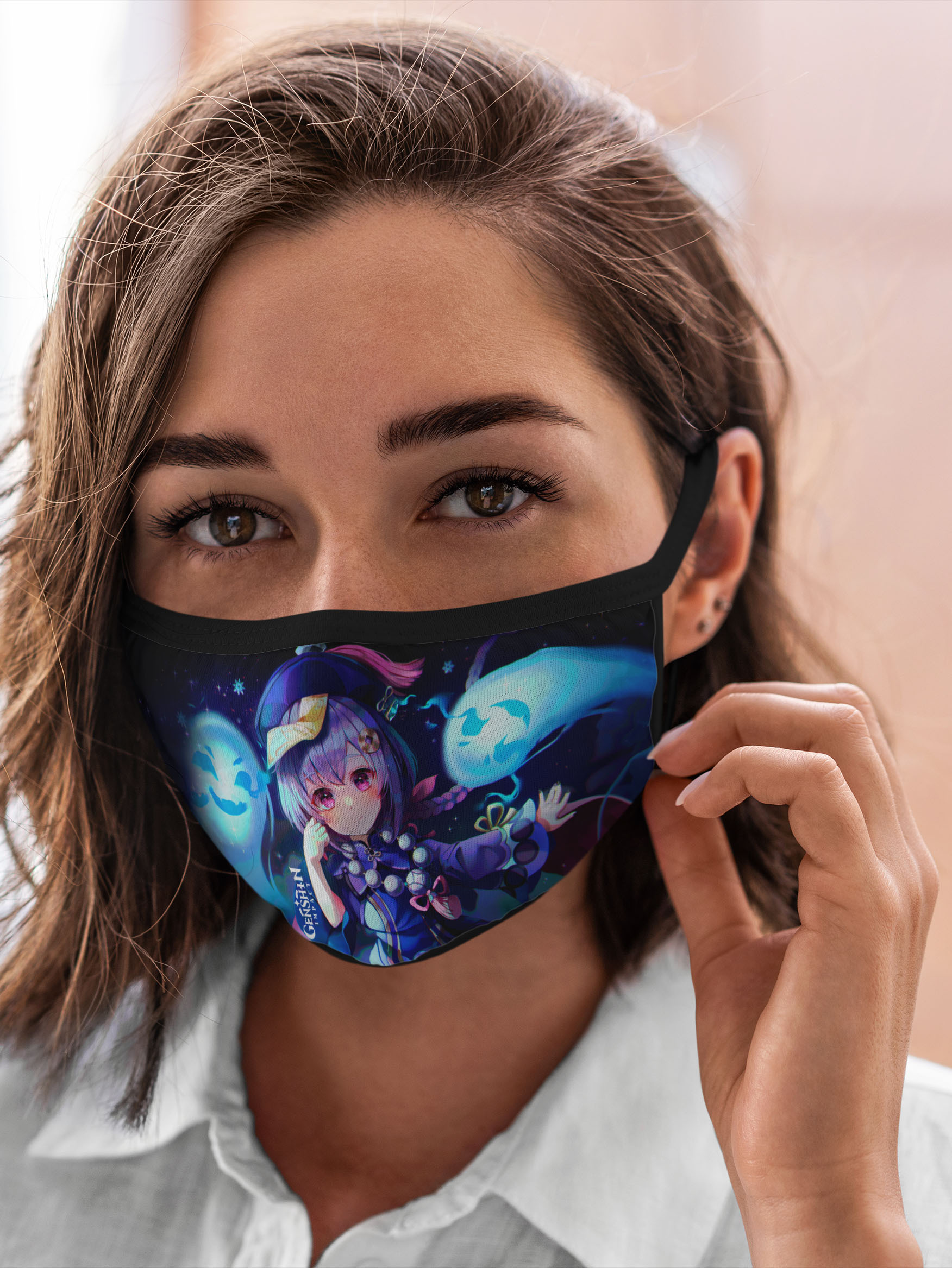 

Многоразовая маска унисекс Burnettie Genshin Impact, Разноцветный, Genshin Impact