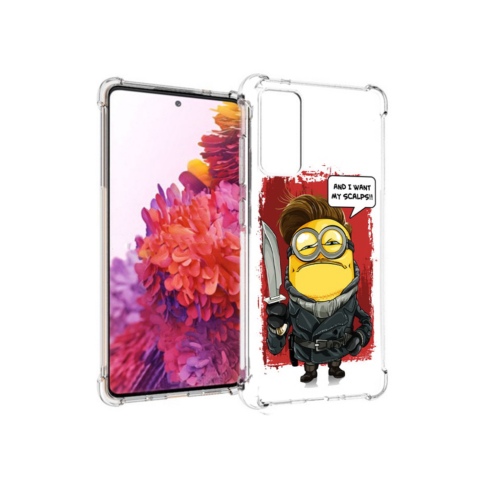 

Чехол MyPads Tocco для Samsung Galaxy S20 FE миньон убийца (PT153647.496.477), Прозрачный, Tocco
