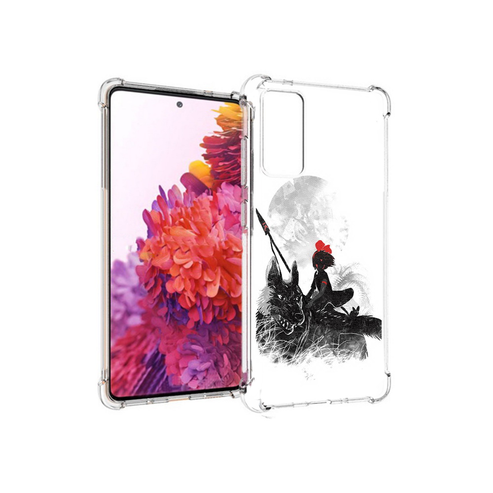 

Чехол MyPads Tocco для Samsung Galaxy S20 FE мононоке (PT153647.496.481), Прозрачный, Tocco