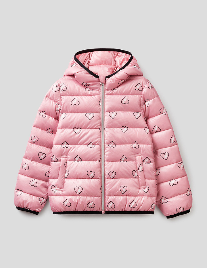 

Куртка для девочек Benetton цв. розовый р.158, 21A_25M353O30