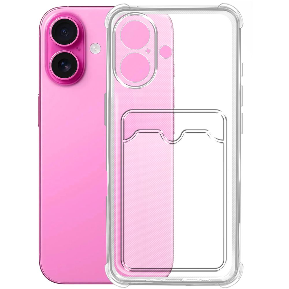 Чехол BoraSCO Bumper для Apple iPhone 16 Transparent