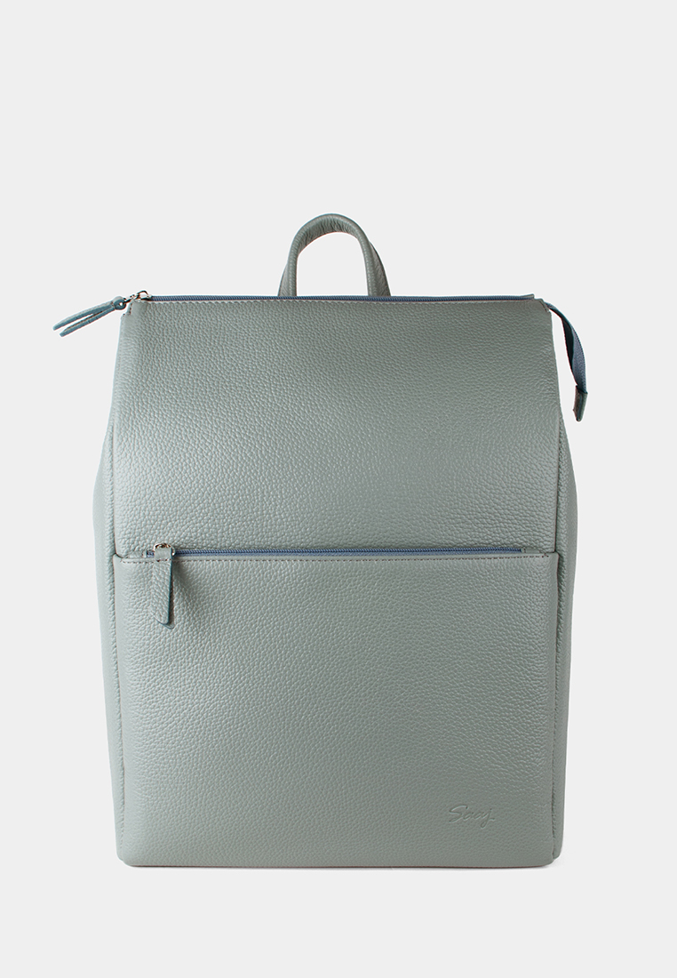 Рюкзак женский SAAJ SMBM167 серо-голубой, 35х26х11 см