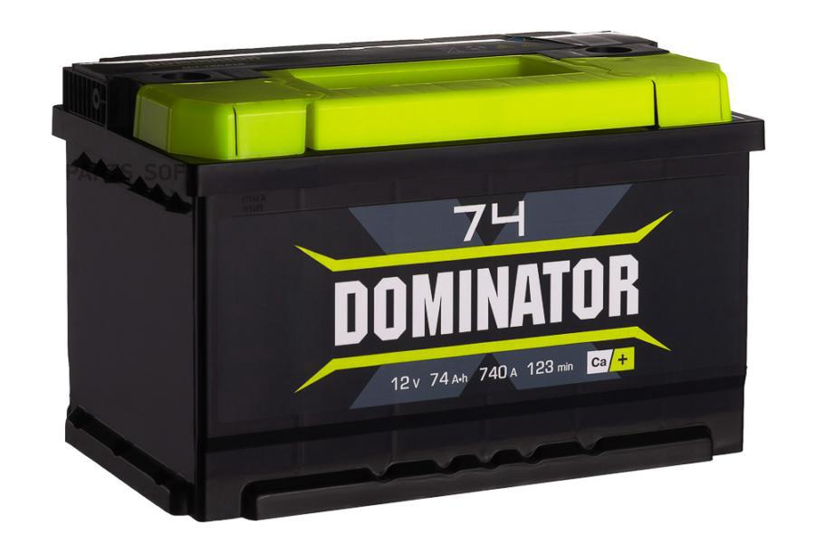 

DOMINATOR Аккумулятор 6СТ-74VLR LB 74Ah 740A 276х175х175 полярность 0 клеммы A тип креплен
