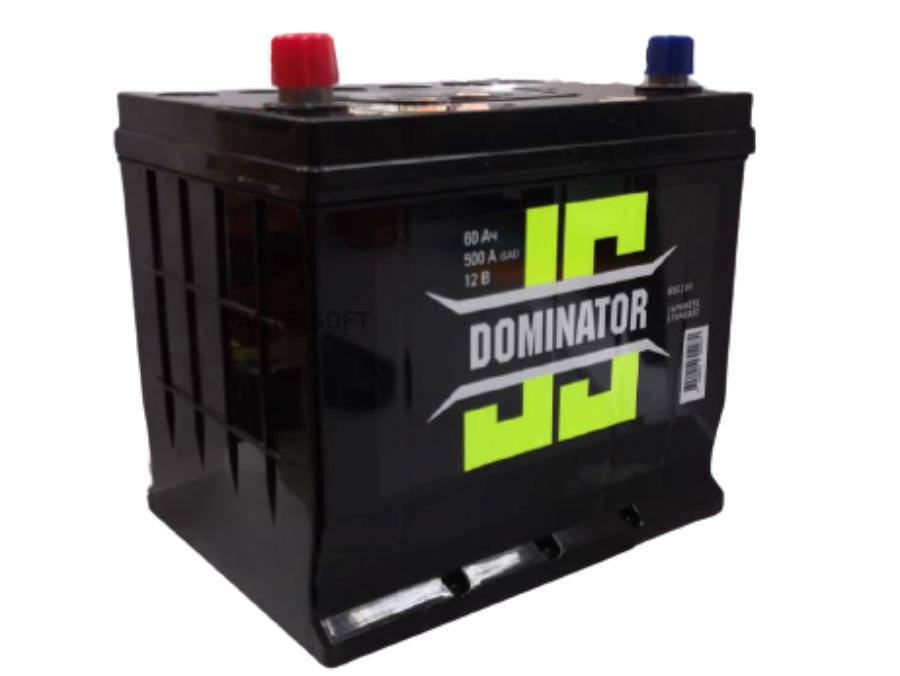 DOMINATOR Аккумулятор JIS 6СТ-60VL (1) 60Ah 500A 232x173x220 полярность 1 клеммы A тип кре