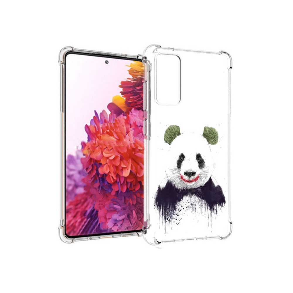 

Чехол MyPads Tocco для Samsung Galaxy S20 FE панда джокер (PT153647.496.533), Прозрачный, Tocco