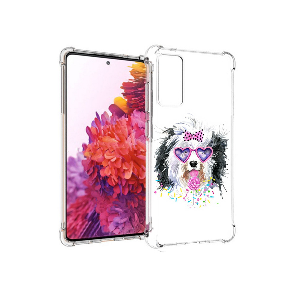 

Чехол MyPads Tocco для Samsung Galaxy S20 FE пушистик (PT153647.496.559), Прозрачный, Tocco