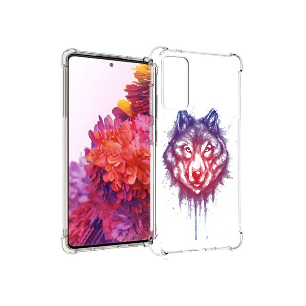 

Чехол MyPads Tocco для Samsung Galaxy S20 FE пушистый волк (PT153647.496.561), Прозрачный, Tocco