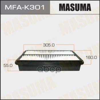 фото Фильтр воздушный masuma mfak301 lhd hyundai/ terracan/ v2500 , v2900, v3500 01- (1/20) mas