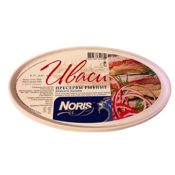 

Иваси Noris пряного посола 700 г