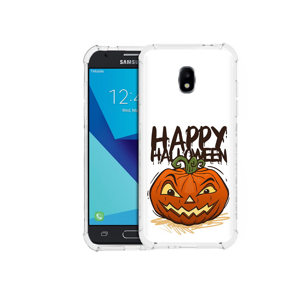 

Чехол MyPads Tocco для Samsung Galaxy J7 Pro Хэллоуин счастливый (PT128255.589.195), Прозрачный, Tocco