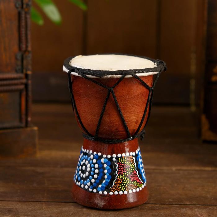 

Музыкальный инструмент Барабан Джембе 8,5х8,5х12 см МИКС, Indonesian style