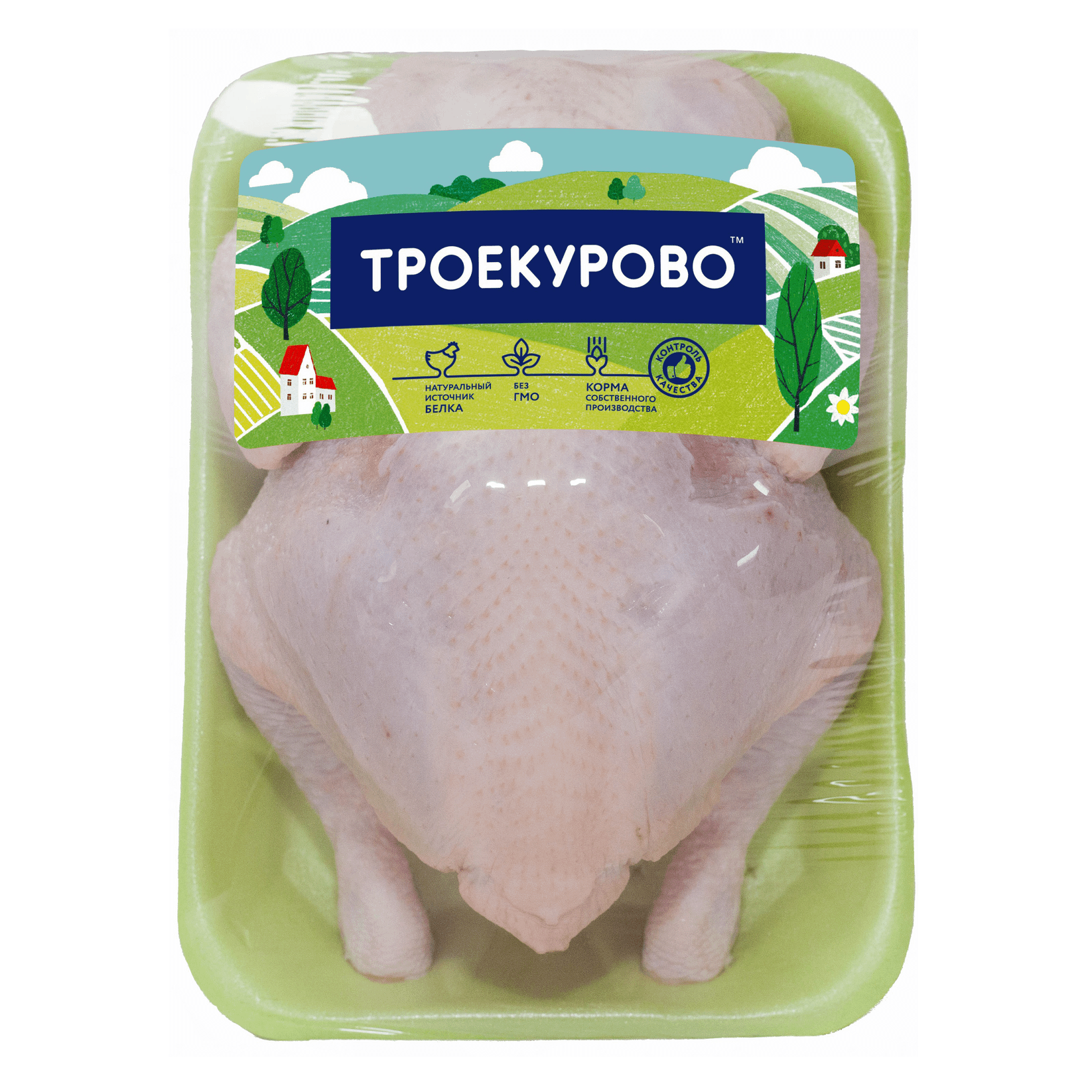 

Тушка цыпленка-бройлера Троекурово 1 сорт охлажденная +-850 г