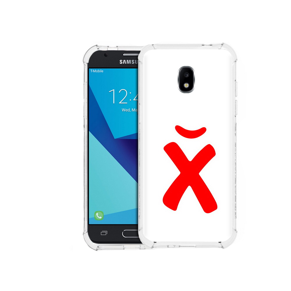 

Чехол MyPads Tocco для Samsung Galaxy J7 Pro абстракция буква х (PT128255.589.209), Прозрачный, Tocco