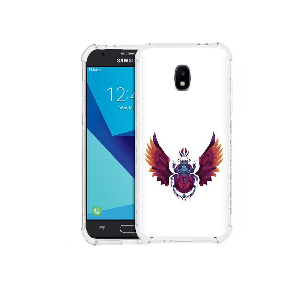 

Чехол MyPads Tocco для Samsung Galaxy J7 Pro алмазный скоробей (PT128255.589.219), Прозрачный, Tocco