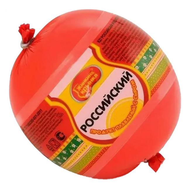 

Сыр полутвердый Жинкина крынка Российский 50% +-1 кг