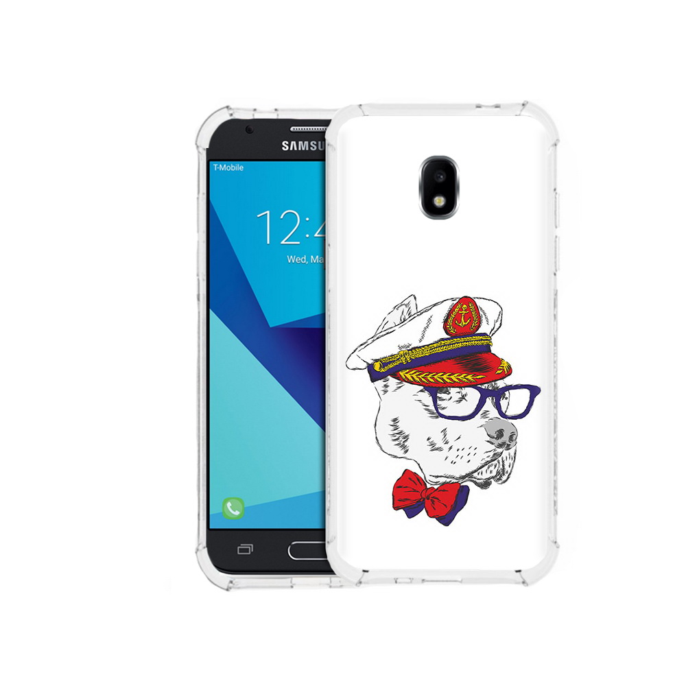 

Чехол MyPads Tocco для Samsung Galaxy J7 Pro бульдог (PT128255.589.251), Прозрачный, Tocco