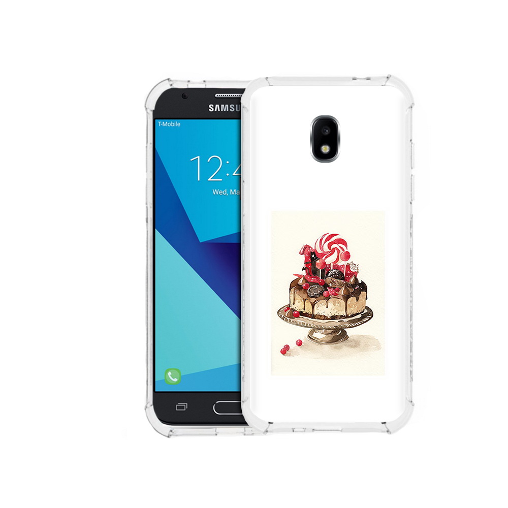 

Чехол MyPads Tocco для Samsung Galaxy J7 Pro вкусный торт (PT128255.589.262), Прозрачный, Tocco