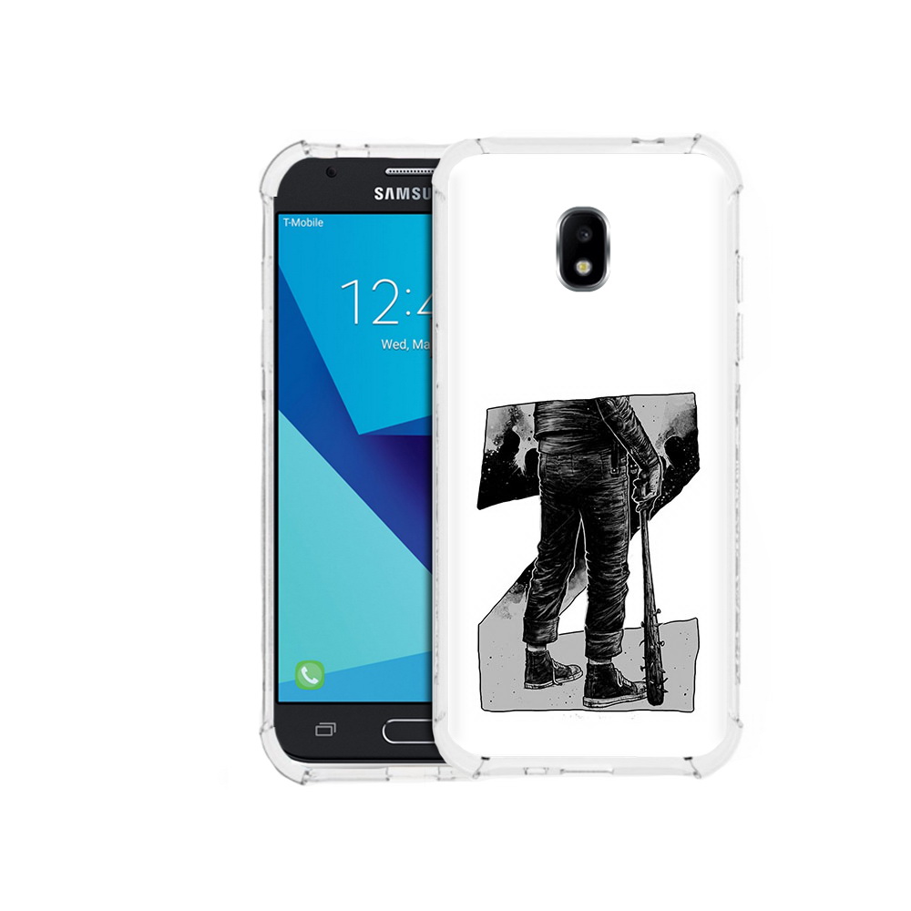 

Чехол MyPads Tocco для Samsung Galaxy J7 Pro воин черно белый (PT128255.589.265), Tocco