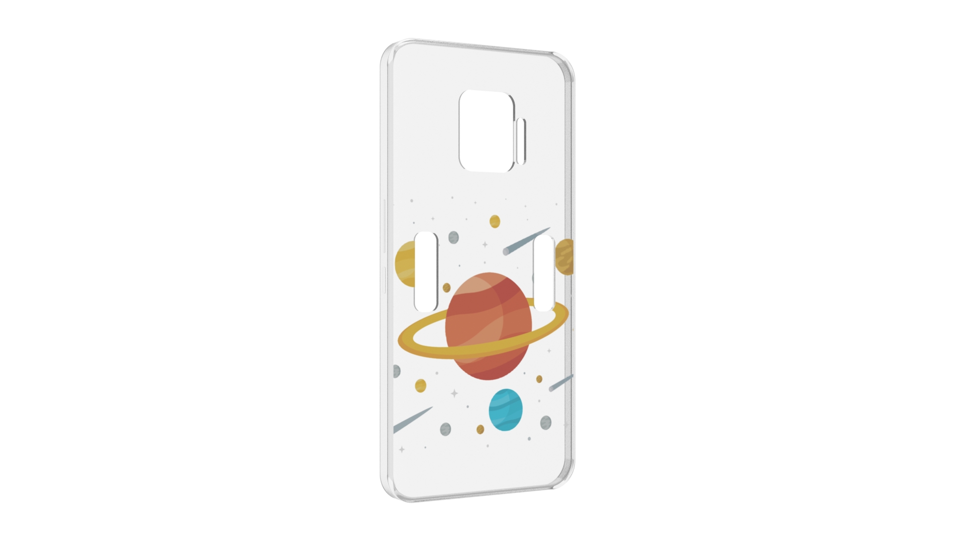 

Чехол MyPads Планета-Сатурн для ZTE Nubia Red Magic 7 Pro, Прозрачный, Tocco