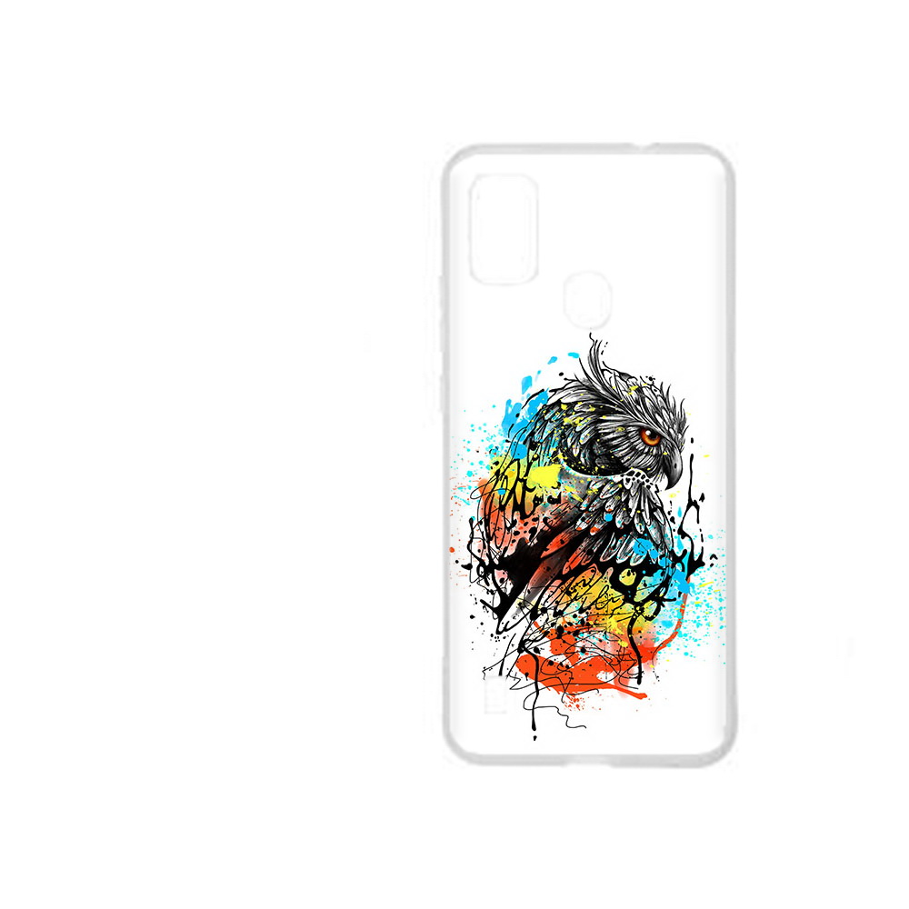 

Чехол MyPads Tocco для ZTE Blade A51 Творческая сова (PT160198.458.170), Прозрачный, Tocco