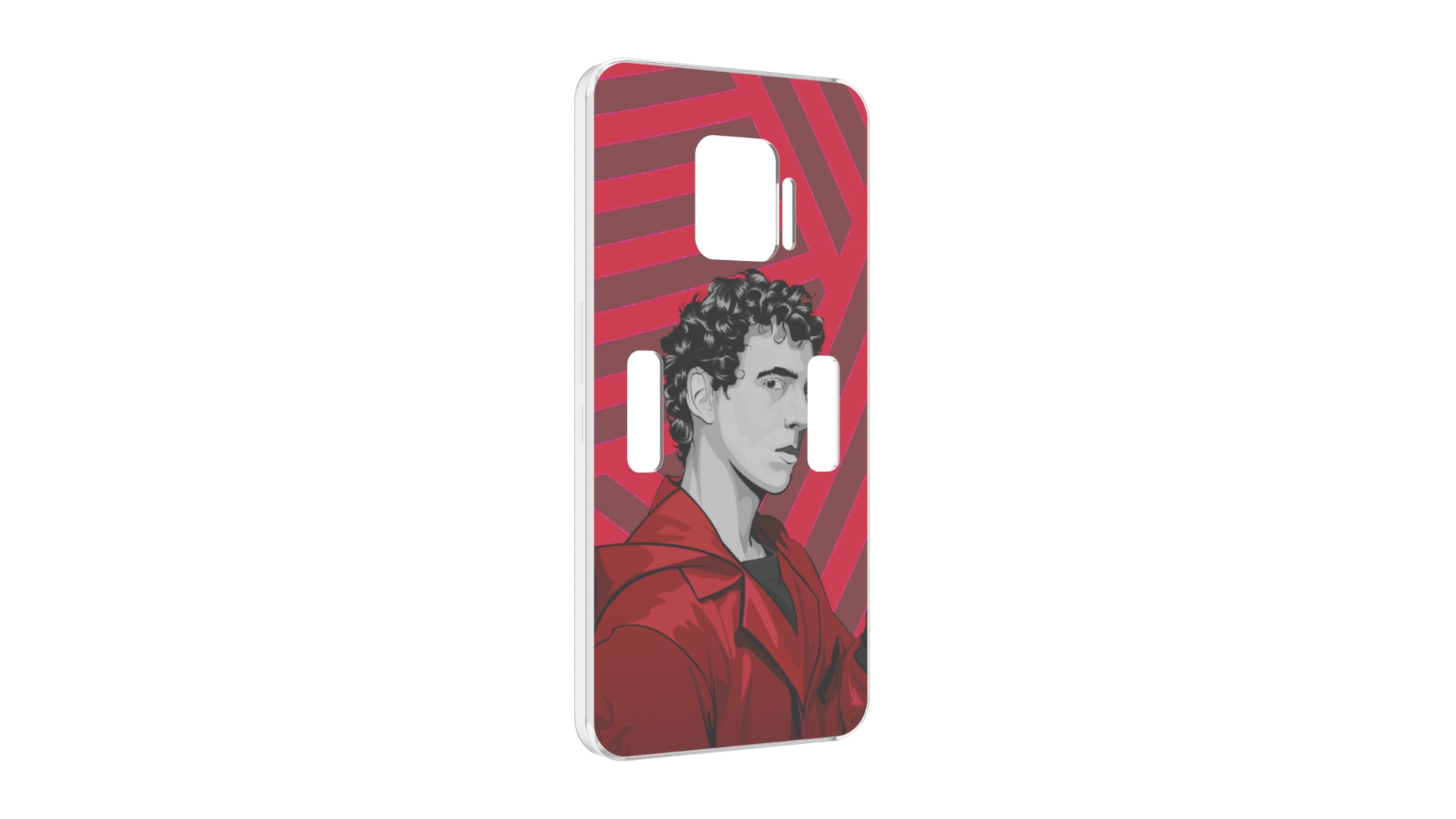 

Чехол MyPads Рио-бумажный-дом для ZTE Nubia Red Magic 7 Pro, Прозрачный, Tocco
