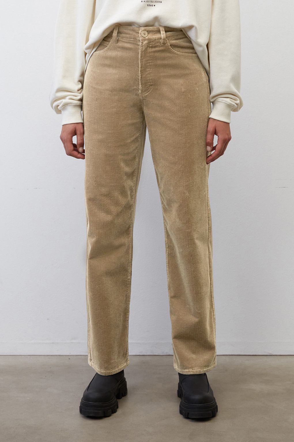 

Брюки женские Marc O'Polo Denim M49012210425 коричневые S, Коричневый, M49012210425