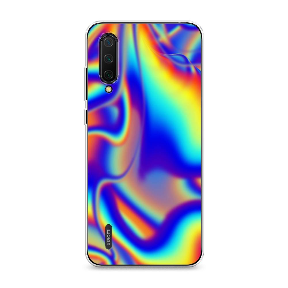 

Чехол на Xiaomi Mi A3 Lite "Яркая голограмма", Разноцветный, 36250-3