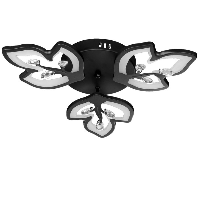

Люстра 1093/3BK LED 72Вт 3000-6000K диммер черный 50х50 см, Марсель