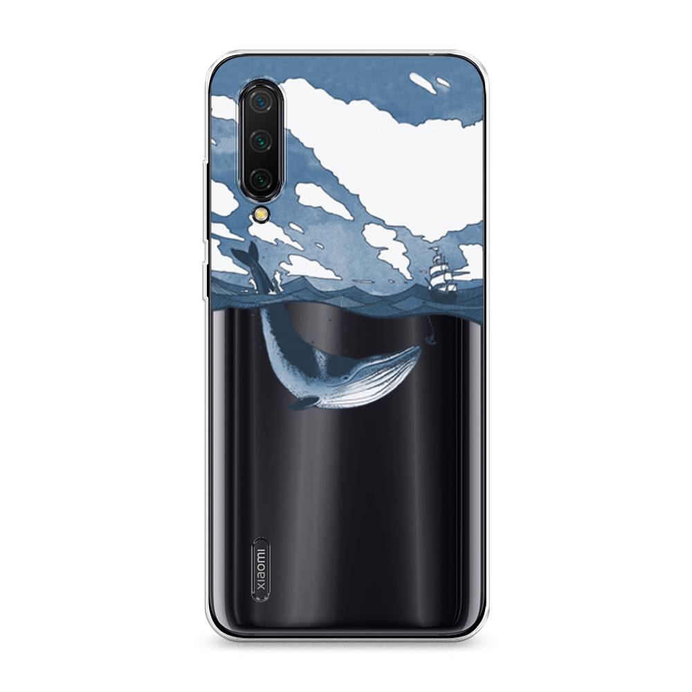 

Чехол на Xiaomi Mi A3 Lite "Большой кит", Синий, 36250-1