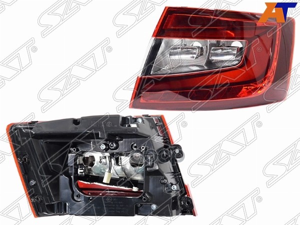 

Фонарь Задний Skoda Octavia 17-20 Rh Led (Type B) SAT ST6651940LDR