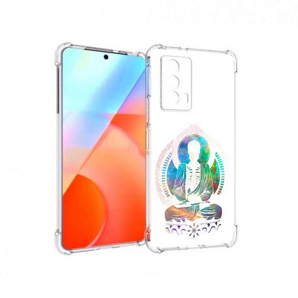 

Чехол MyPads Tocco для Vivo iQOO Z5 умный скелет (PT226980.401.653), Прозрачный, Tocco