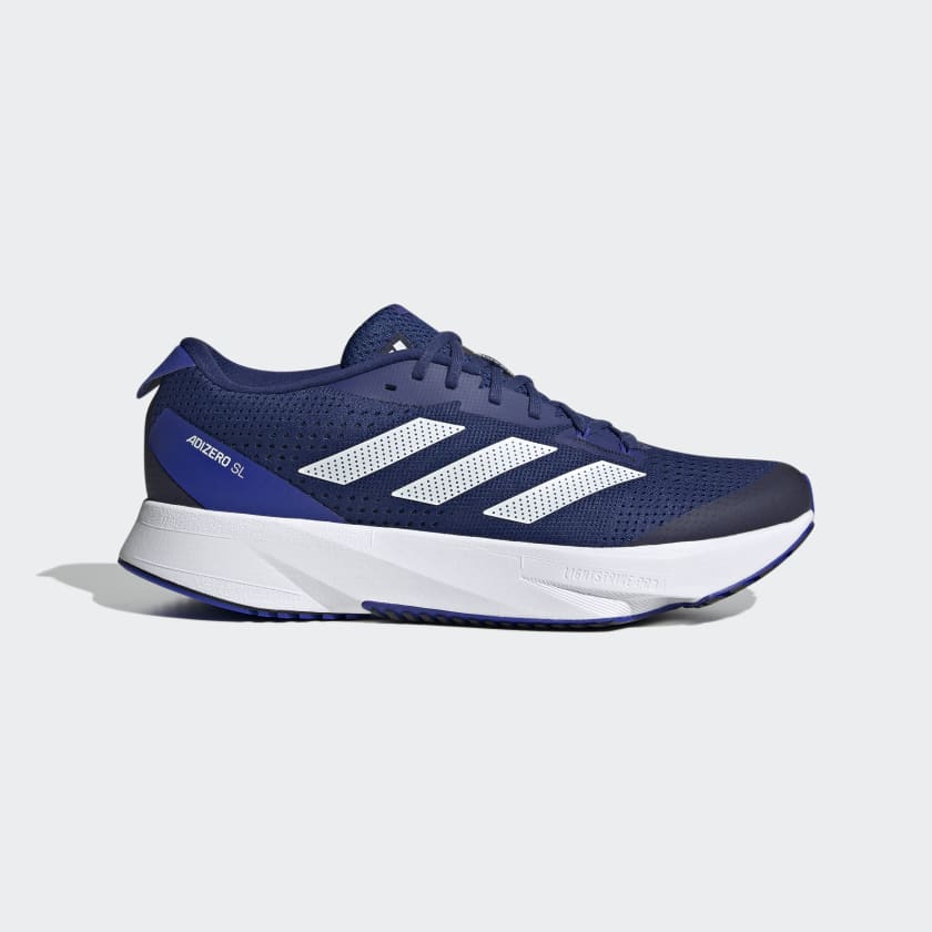 

Кроссовки мужские Adidas Adizero SL синие 12.5 UK, Синий, Adizero SL