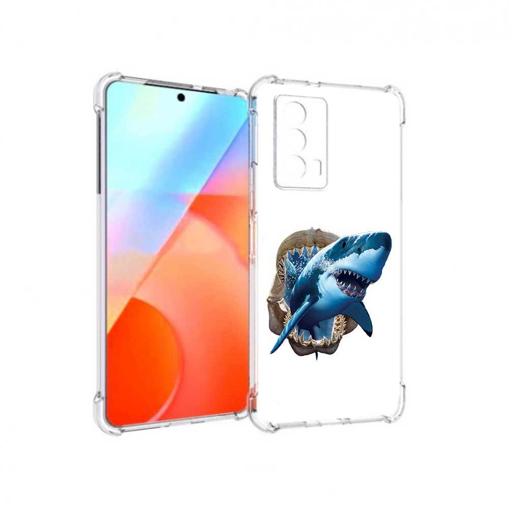 

Чехол MyPads Tocco для Vivo iQOO Z5 челюсти (PT226980.401.675), Прозрачный, Tocco
