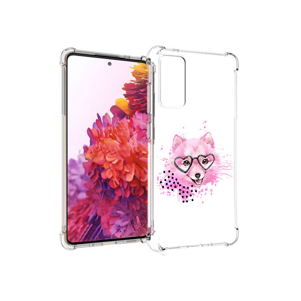 

Чехол MyPads Tocco для Samsung Galaxy S20 FE розовый волченок (PT153647.496.585), Прозрачный, Tocco