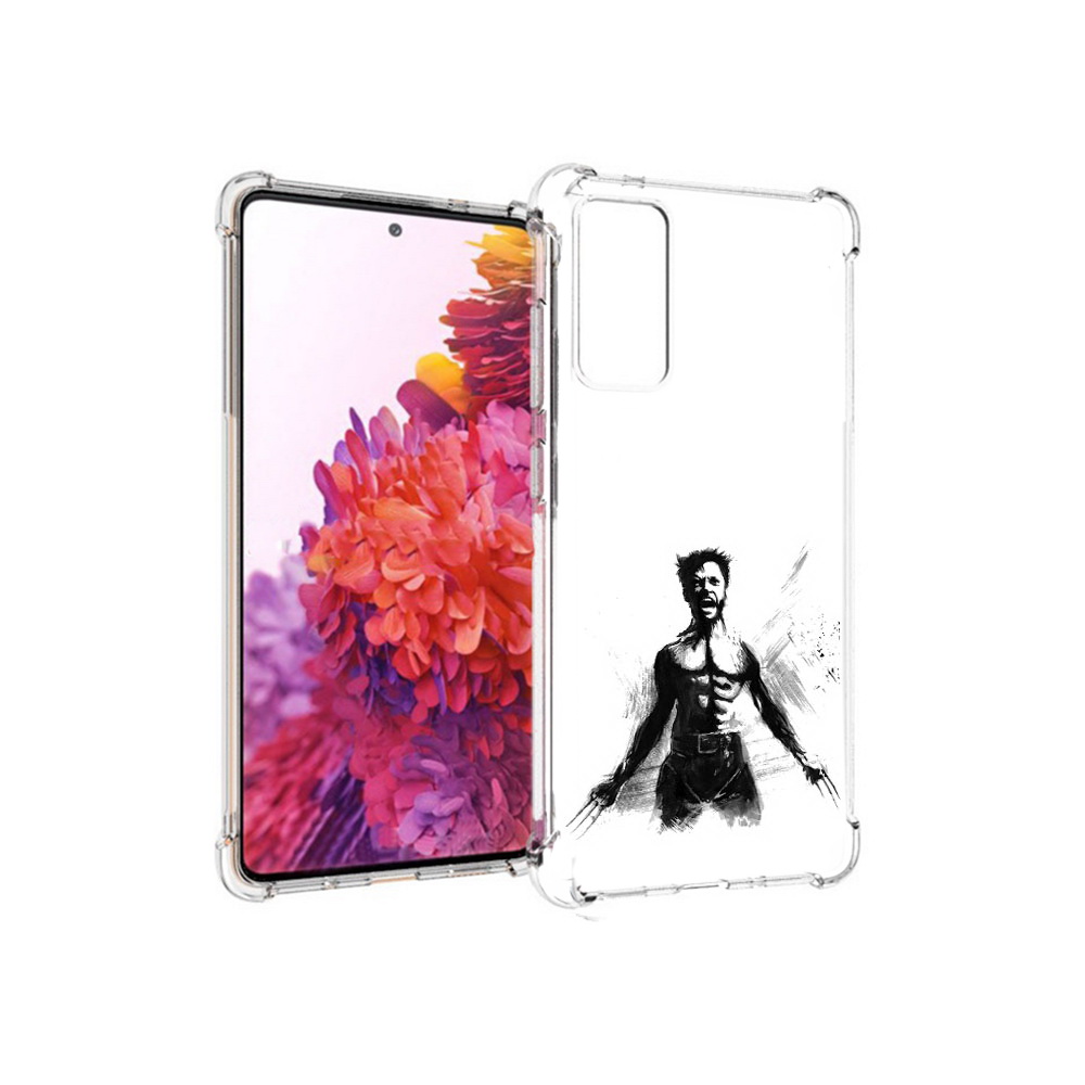 

Чехол MyPads Tocco для Samsung Galaxy S20 FE росомаха (PT153647.496.587), Прозрачный, Tocco
